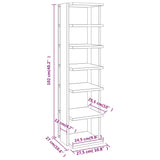 ZNTS Shoe Racks 2 pcs Grey Sonoma 27.5x27x102 cm Engineered Wood 815975