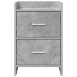 Bedside Tables 2 pcs Concrete Grey 40 x 30 x 60 cm 8010970