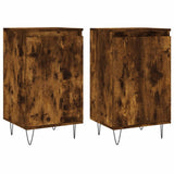 Sideboards 2 pcs Smoked Oak 40x35x70 cm Engineered Wood 831063