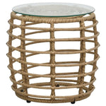3 Piece Bistro Set Poly Rattan Oak 48583