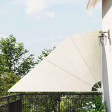 Collapsible Balcony Side Awning Cream 160x240 cm 41577