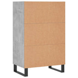 Highboard Concrete Grey 57x35x90 cm Engineered Wood 827240
