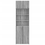 Storage Cabinet Grey Sonoma 70x42.5x225 cm Engineered Wood 3281320