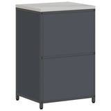 Kitchen Storage HATTEM Anthracite 60 x 50 x 92 cm Steel 874991