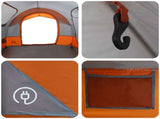 Tailgate Tent with Rainfly Water-resistant Grey and Orange 42028545