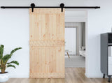 Door NARVIK Natural 85 x 210 cm Solid Pine Wood 42047084