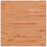 Table Top 70x70x4 cm Square Solid Wood Beech 355981
