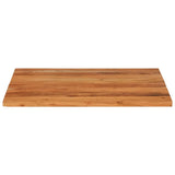 Table Top 70x70x3,8 cm Square Solid Wood Acacia 370997
