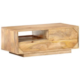 Coffee Table 90x50x35 cm Solid Mango Wood 320467
