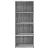 Highboard Grey Sonoma 50x41x124 cm Engineered Wood 846402