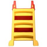 Foldable Slide for Kids Indoor Outdoor Red and Yellow 92578