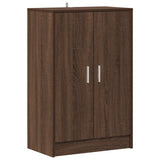 Shoe Cabinet Brown Oak 60x35x92 cm Engineered Wood 816013