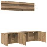 TV Units Wall-mounted 6 pcs Artisan oak Engineered wood 3403569