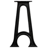 Bench Legs 2 pcs with Arched Base A-Frame Cast Iron 245431