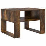 Coffee Table Smoked Oak 66 x 53 x 45 cm Engineered Wood 8000104