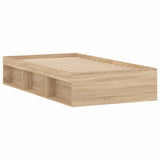 Bed Frame without Mattress Sonoma Oak 90x200 cm 3203826