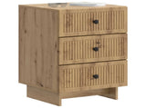 Bedside Cabinet Artisan Oak 43 x 41 x 66.5 cm Engineered Wood 893874