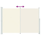 Patio Retractable Side Awning 200x300 cm Cream 313412
