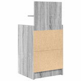 Bedside Cabinets with 2 Drawers 2 pcs Grey Sonoma 38x34x80 cm 861366