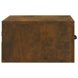 Wall-mounted Bedside Cabinets 2 pcs Smoked Oak 35x35x20 cm 817580