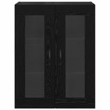 Wall Mounted Cabinet Black Oak 69.5 x 34 x 90 cm 882746