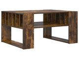 Coffee Table Smoked Oak 66 x 49.5 x 45 cm Engineered Wood 8000120