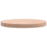 Table Top 50x4 cm Round Solid Wood Beech 355922