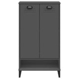 Shoe Cabinet VIKEN Anthracite Grey Engineered Wood 374925