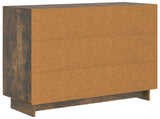 Sideboard Smoked Oak 89 x 34.5 x 80 cm Engineered Wood 893960