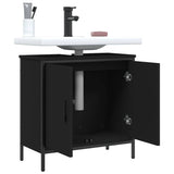Bathroom Sink Cabinet Black 60x30x60 cm Engineered Wood 842446