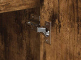 Side Cabinet Smoke Oak 96.5 x 30 x 75 cm Engineered Wood 886608