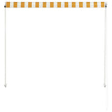 143752 Retractable Awning 150x150 cm Yellow and White