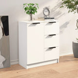 Sideboard White Engineered Wood 811079