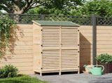 Garden Shed Natural 106 x 56 x 176.5 cm Solid Fir Wood 42033464