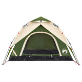 Camping Tent Dome 3-Person Green Quick Release 4004177