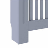 Radiator Cover 2 pcs Grey 172 x 19 x 81.5cm Engineered Wood 3403234