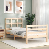 Bed Frame without Mattress 90x200 cm Solid Wood 3194816