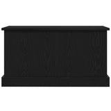 Storage Box Black oak 70 x 40 x 38 cm Engineered Wood 862826