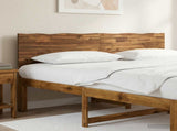 Live Edge Headboard ROSTOCK Natural 200 cm Solid Acacia Wood 903213
