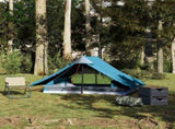 Camping Tent 2-Person Blue Waterproof 4009435
