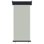 ZNTS Balcony Side Awning 85x250 cm Grey 48410