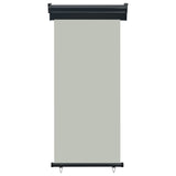 ZNTS Balcony Side Awning 85x250 cm Grey 48410