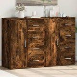 Sideboards 2 pcs Smoked Oak 59x39x80 cm Engineered Wood 3276634