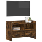 TV Cabinet 71.5 x 33 x 47 cm Smoked Oak Engineered Wood 8011151