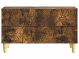 Bedside Table Smoked Oak 62 x 34.5 x 48 cm Engineered Wood 895010