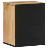 Bathroom Wall Cabinet 38x33x48 cm Solid Wood Mango 358232