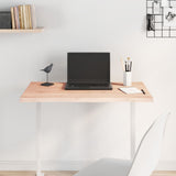 Table Top 100x60x cm Untreated Solid Wood Live Edge 363889