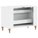 Bathroom Sink Cabinet ALKMAAR High Gloss White 82 x 41x 59 cm 896139