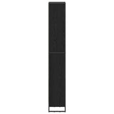 Book Cabinet Black Oak 40 x 30 x 189.5 cm Engineered Wood 886378