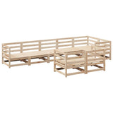 8 Piece Garden Sofa Set Solid Wood Pine 3299500